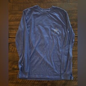 Guy Harvey Classic Blue Long Sleeve Tee